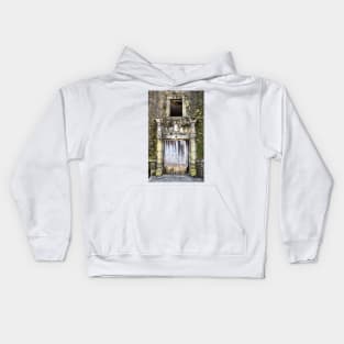 Side Entrance Historic Baker Hotel Mineral Wells Texas Kids Hoodie